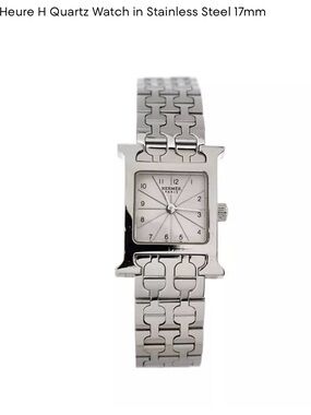 Hermes inspired Heure H Quartz Watch unisex